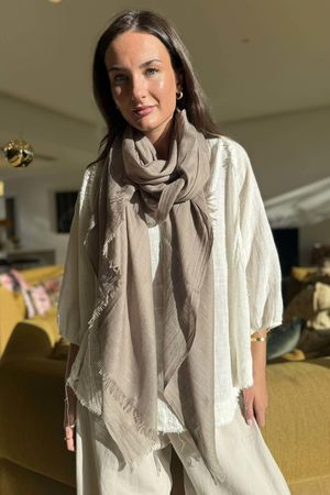 Classic Portobello Scarf Mocha